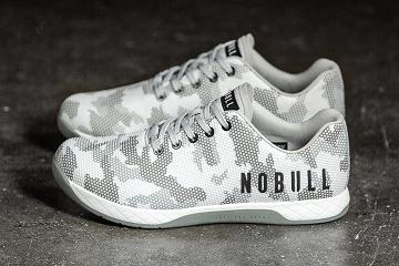 Women's Nobull Snow Camo Trainers White | SG P2834J